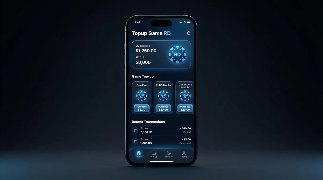TopUp RD Official — top up Royal Dream chip gold RD instan